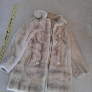 White Fur Coat DAMAGE real fur Project